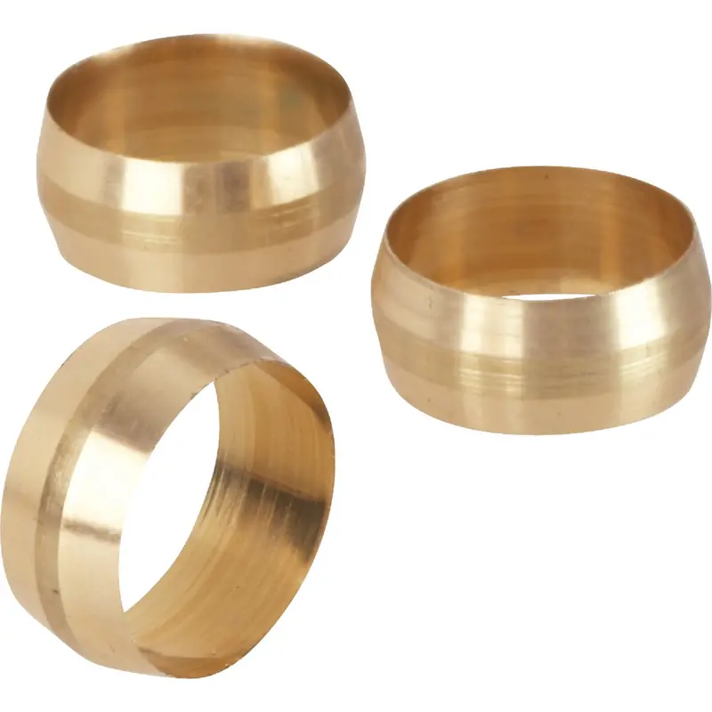 Do It Brass Compression Sleeve – 5/8" Size, 3-Pack 1