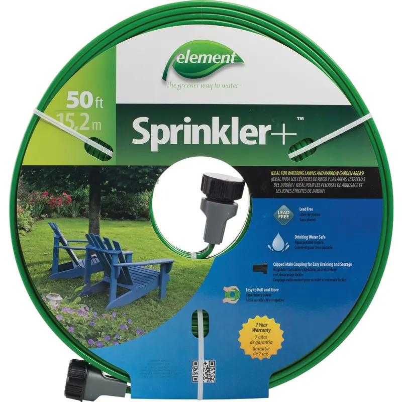 Element Drinking-Water-Safe Sprinkler Hose – 5/8 In X 50 Ft 1