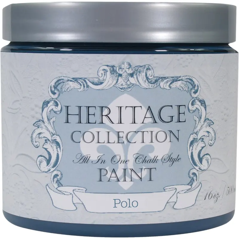 Heirloom Traditions Chalk-Style All-In-One Paint – Polo, 1 Pint 1