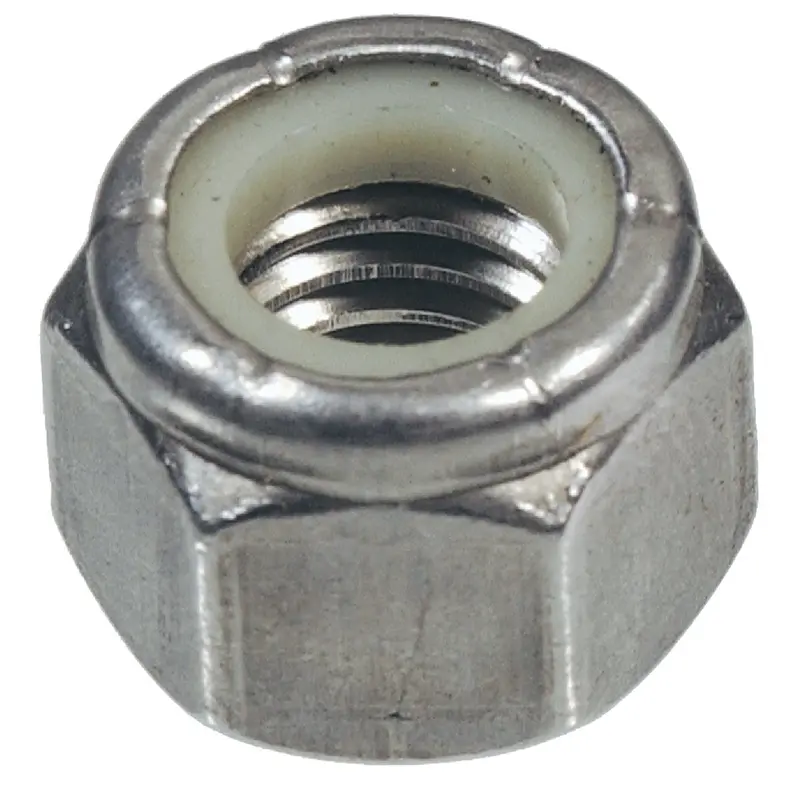 Hillman Stainless Steel Nylon-Insert Lock Nut, #10-24 Unc, 100-Pack 1