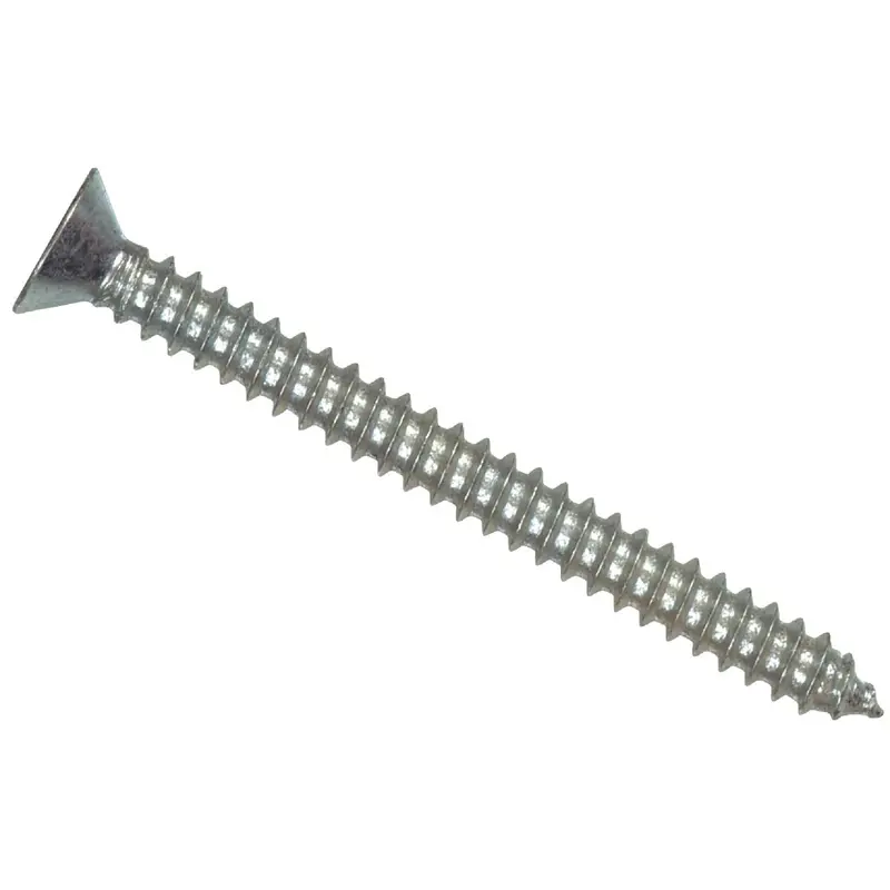 Hillman Stainless Steel Sheet Metal Screws – #8 X 1-1/4-Inch Phillips Flat Head (100-Pack) 1