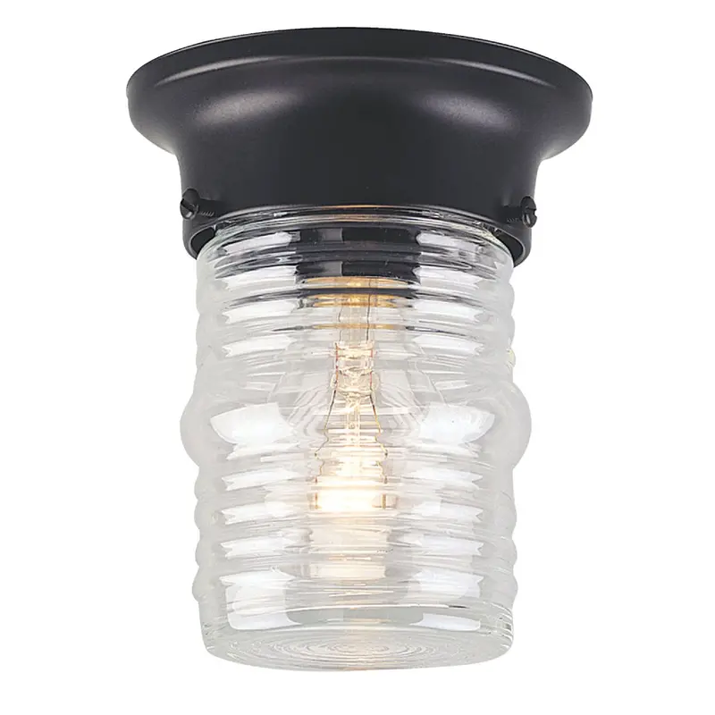 Home Impressions Aluminum Outdoor Ceiling Light – Incandescent A19 Fixture, 60W Rated 1