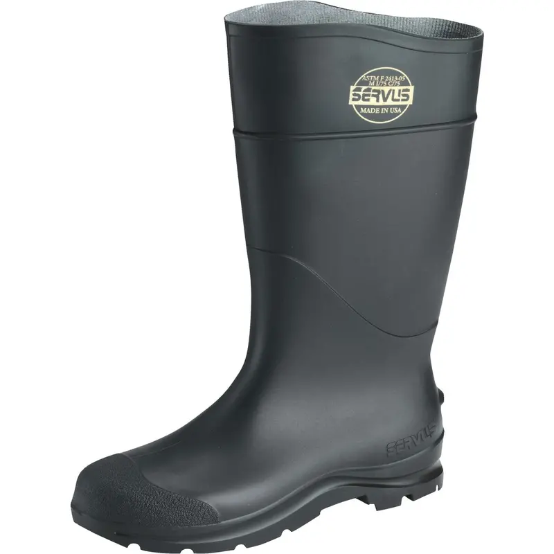 Honeywell Servus Black Pvc Rubber Steel-Toe Work Boot For Men – Size 8 1