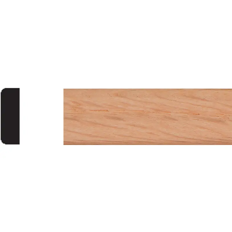 House Of Fara Unfinished Red Oak Screen Bead Molding – 1/4-Inch X 3/4-Inch X 8-Feet 1