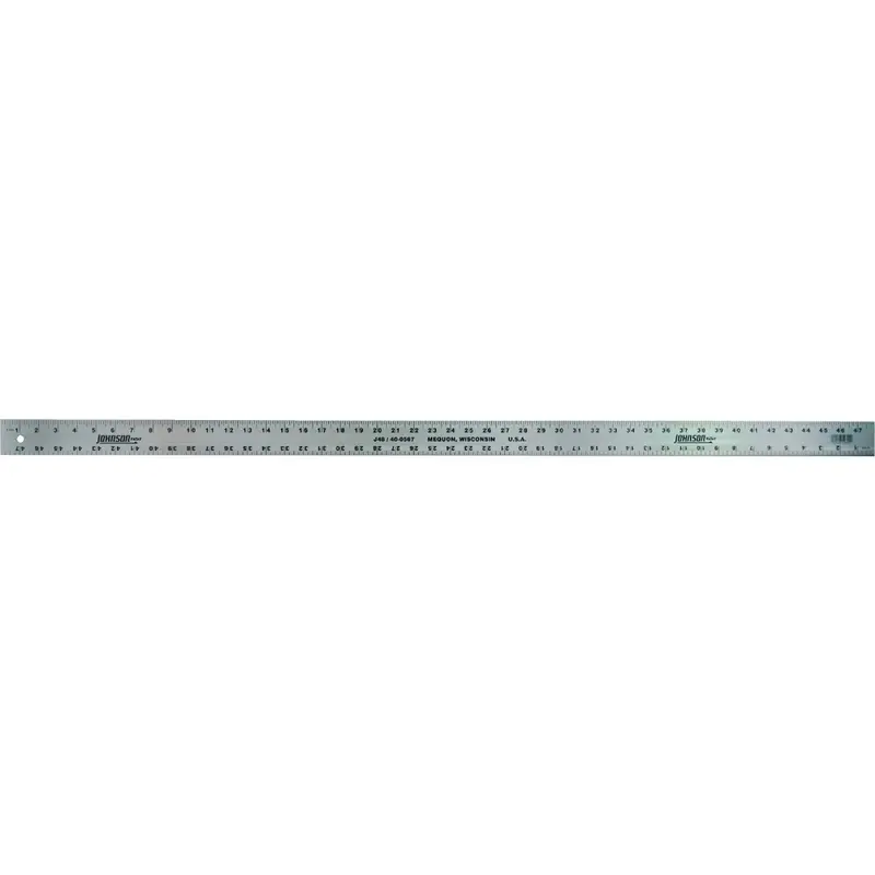Johnson Level Heavy-Duty Aluminum Straight Edge – 72-Inch Ruler For Layout & Alignment 1