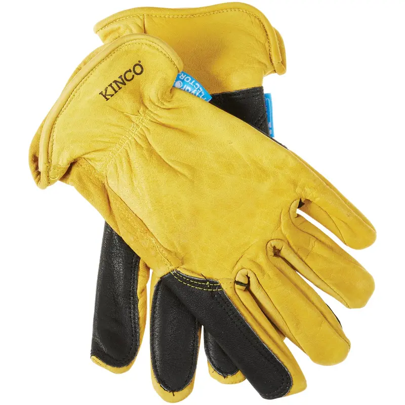 Kinco Hydroflector Men’S Medium Work Gloves – Buffalo Leather With Water-Resistant Lining 1