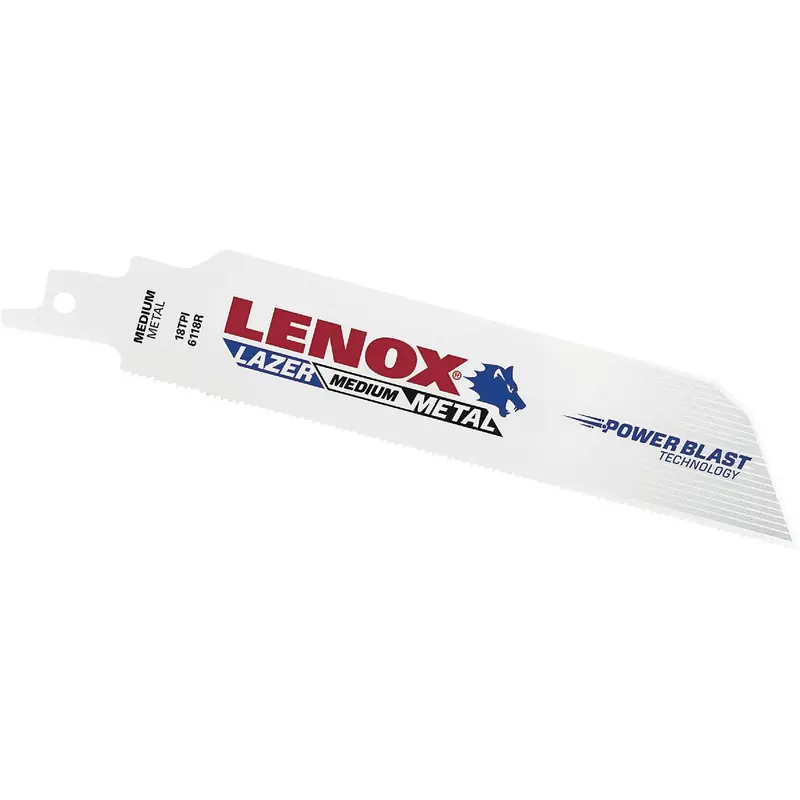 Lenox Lazer 6-Inch 18-Tpi Metal-Cutting Reciprocating Saw Blades (2-Pack) 1