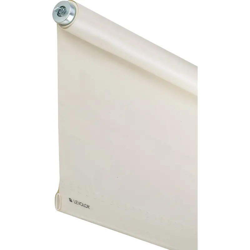 Levolor Cream Vinyl Roller Shade – 37" W × 78" L 1