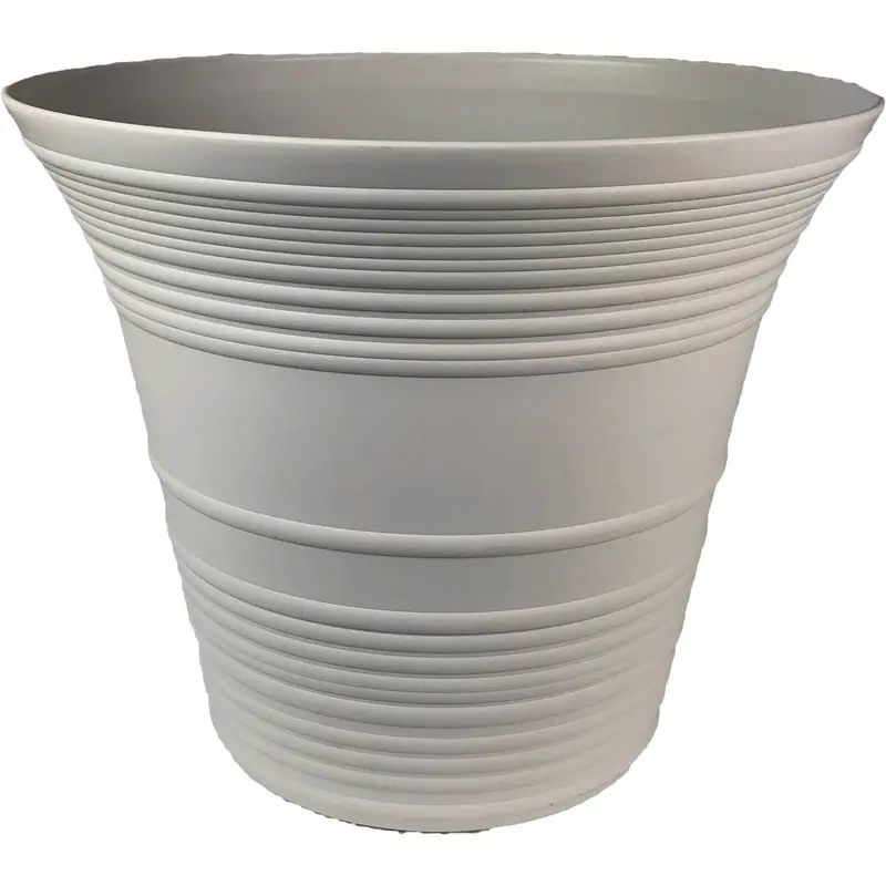 Myers Sedona Cottage-Style Planter – 9-Inch Diameter Polypropylene Stone Finish 1