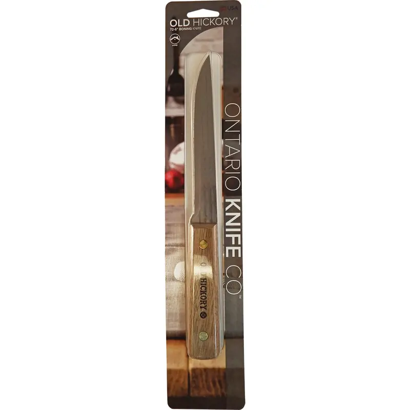 Old Hickory 6" Straight-Edge Boning Knife – For Precision Butchering 1