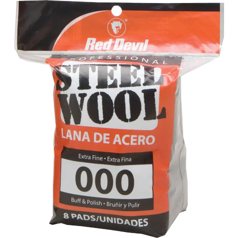 Red Devil #000 Fine Steel Wool – 8-Pack 1