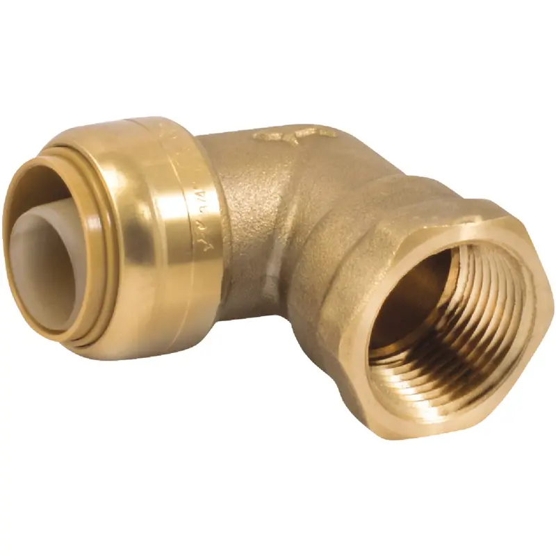 Sharkbite 3/4-Inch Push-To-Connect Brass Elbow Fitting (1/4 Bend, Fnpt) 1