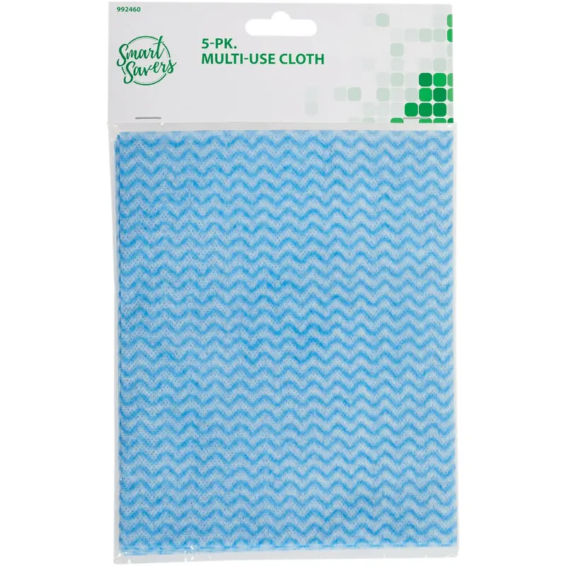 Smart Savers Multipurpose Microfiber Cleaning Cloths – 12.6 X 15.75 Inches (5-Pack) 1
