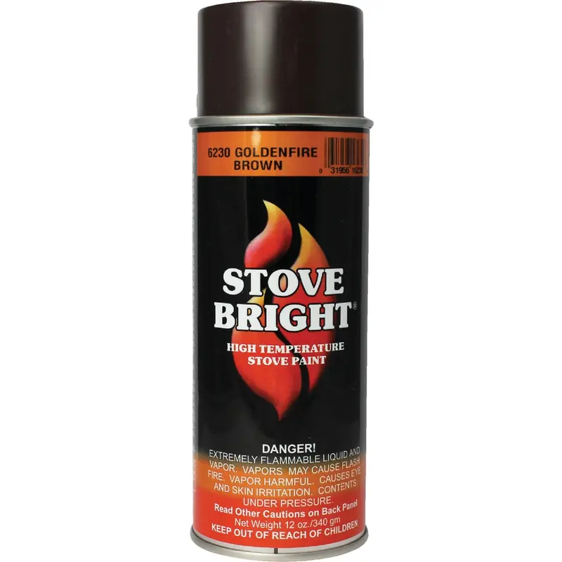 Stove Bright Gloss Golden Fire Brown High-Heat Spray Paint – 12.75 Oz. 1