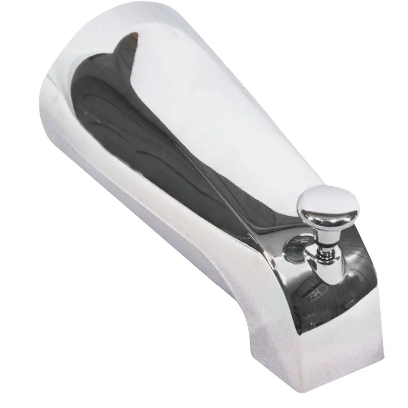 United States Hardware Chrome Bathtub Spout With Diverter – 5-3/8 In. Mobile Home Compatible 1