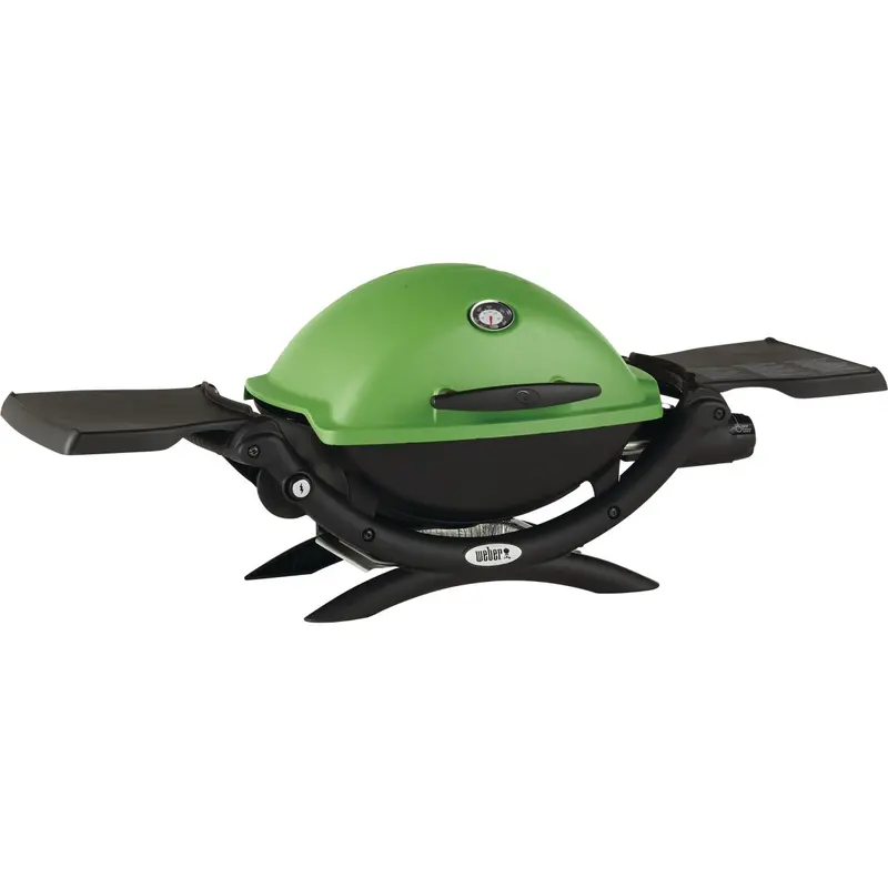 Weber Q1200 Portable 1-Burner Lp Gas Grill – 8,500 Btu, Forest Green 1