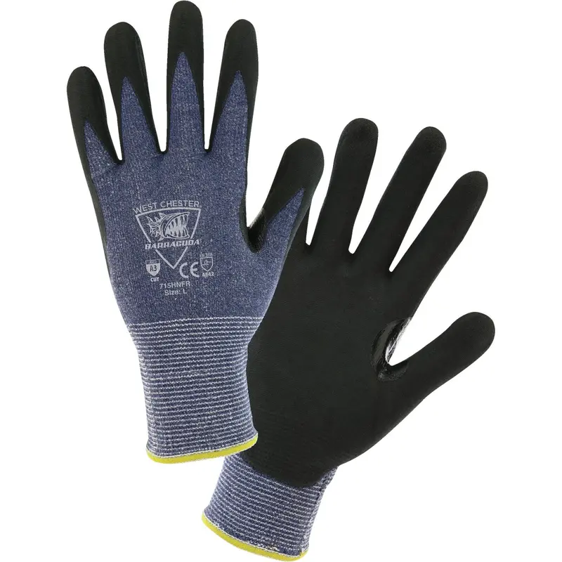 West Chester Barracuda Nitrile-Coated Work Gloves – Men'S Medium, 15-Gauge Protection 1