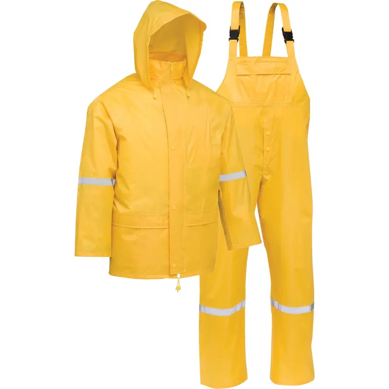 West Chester Yellow Polyester Rain Suit, 3-Piece Set – Size 2Xl 1